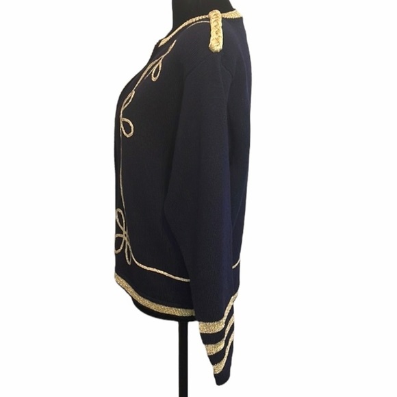 Premier Collection Merino Wool Blend Elegant Cardigan Size Small Petite - Picture 3 of 8